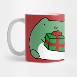 Frog Holding a Gift Mug